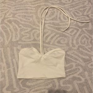 Sweetheart neck crop top